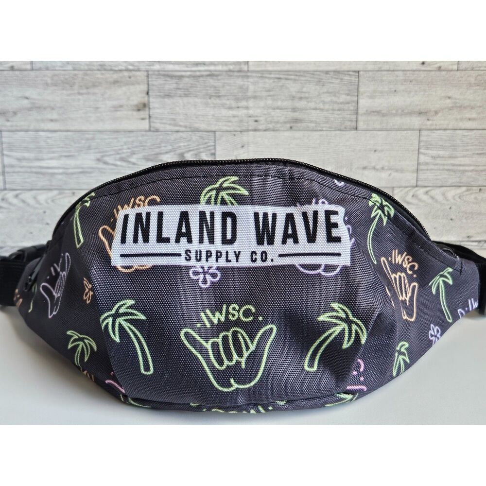 Island Waves Supply Co. "Aloha Spirit" Fanny Pack in Black